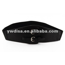 Elastic Cinch Belt For Woman With 2 Buckles